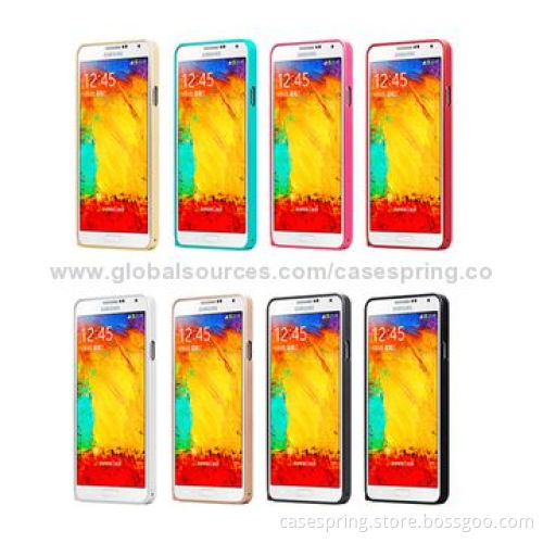 Alloy Bumper for Samsung Galaxy Note 3, Belt Buckle in the Box, Metal Bumper